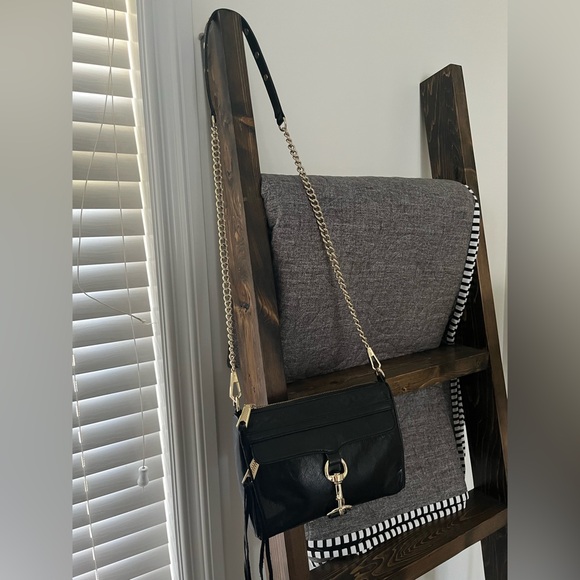 Rebecca Minkoff Mini Mac Crossbody Bag Black - Picture 10 of 10